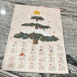 Festive Christmas Tree Felt Advent Calendar